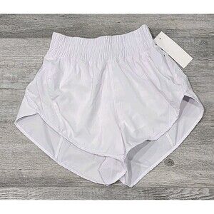 Aurefin Women's High Waisted White Athletic Running Shorts Sizes XXS